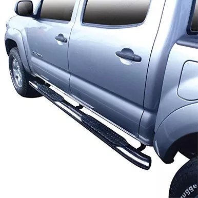 Westin 21-52770 Stainless Steel 5" Oval Nerf Step Bars for Tacoma Double Cab