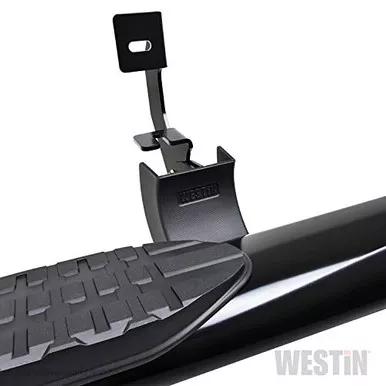 Westin 21-54165 Pro Traxx 5 Black 5in. Oval Nerf Step Bars 1 Pair