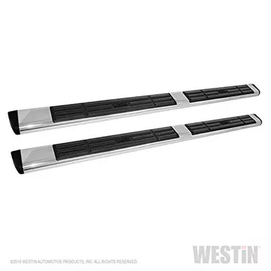 Westin 22-6030 Premier 85" X 6" Polished Stainless Steel Oval Side Bar