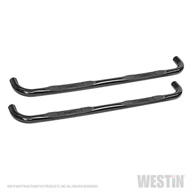 Westin 23-2135 3" E-Series Black Round Step Bars For Chevy Trailblazer 02-09