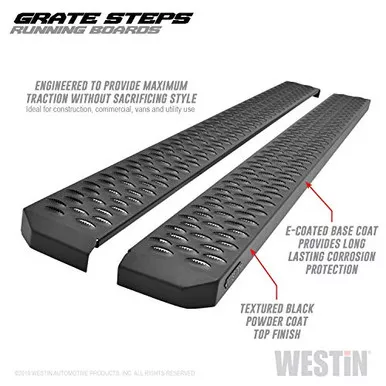 Westin 27-74715 Grate Steps Running Boards