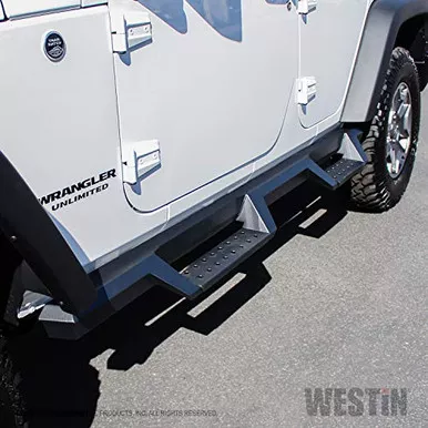 Westin 56-13295 HDX Step Bars Fits 2007-2017 Jeep Wrangler Unlimited 4 Door