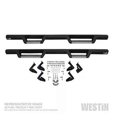 Westin 56-137252 Textured Black Nerf Step Bars for Sierra 2500/3500 HD Crew Cab