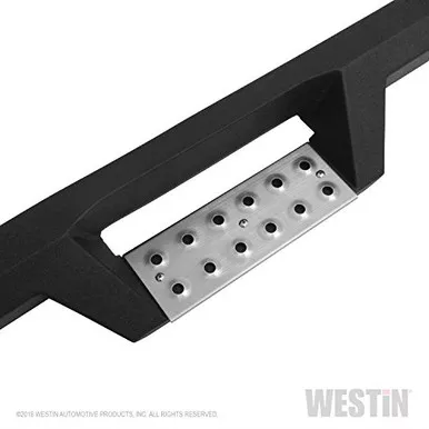Westin 56-139452 Textured Black Nerf Step Bar (HDX Stainless Drop,) 1 Pack