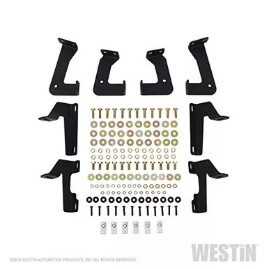 Westin 56-140552 Textured Black HDX Stainless Drop Nerf Step Bars