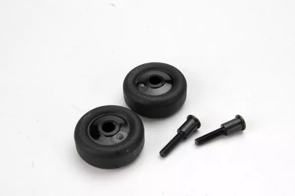 Wheels (4)/ Axles (2), For Maxx Wheelie Bar