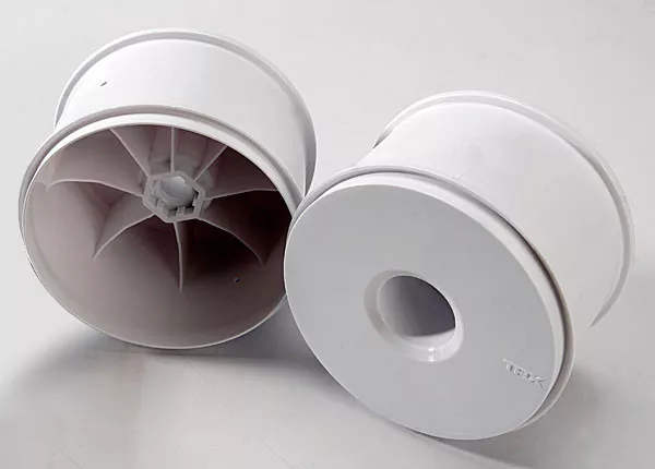 Wheels, Dished 3.8" (White) (2) (For use with Part #5353X)