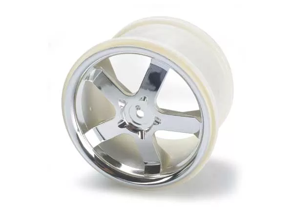 Wheels, Hurricane 3.8″ (Chrome) (2) (Also Fits Maxx Series)