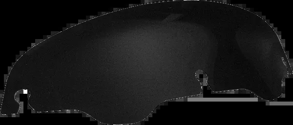 Wind Vest Windshield - 4" - Black - FLHT/X
