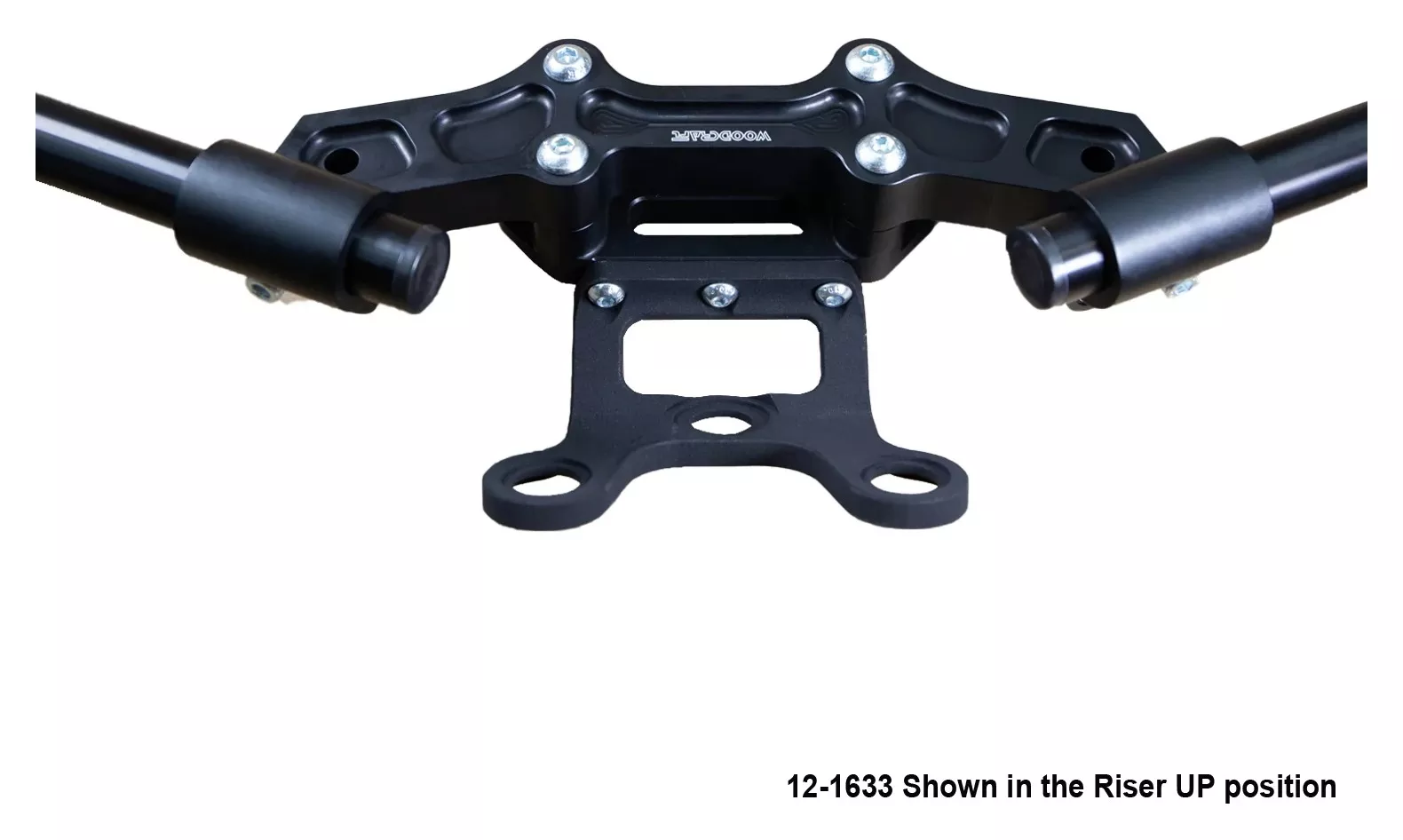 Woodcraft Clip-On Risers w/ Adapter Plate Ducati Monster 797 / 821 2017-2020