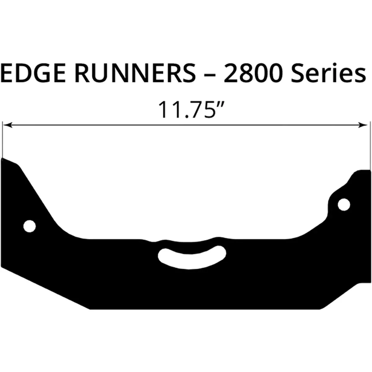 WOODY’S 4612-0371 ETS7-2800 Wearbar Wear Bars – Edge Runner