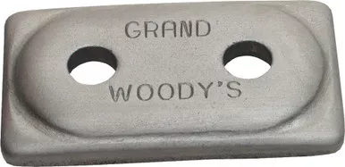 Woody’s Double Grand Digger Support Plate Aluminum 6/Pk – ADG-3775-6