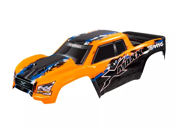 X-Maxx Body (Painted, Decals Applied) (Orange, Green, Red, or Solar Flare)