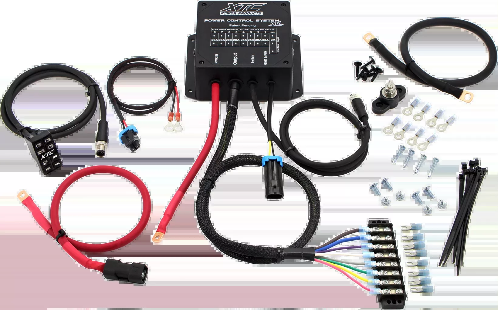 XTC POWER PRODUCTS 8 Switch Power Control System With Micro Switch Pad-630-0166
