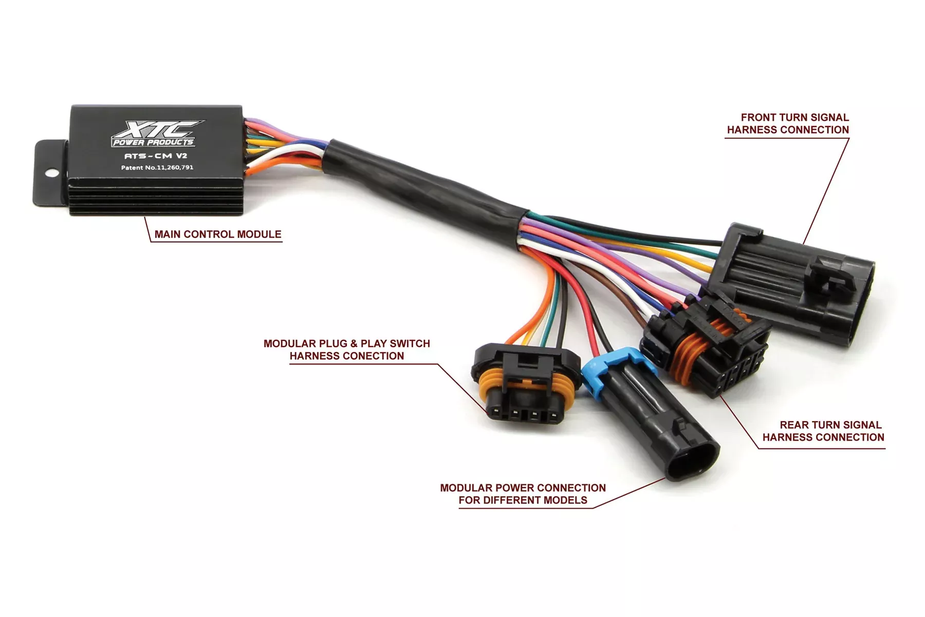 XTC POWER PRODUCTS Auto Turn Signal Kit W/ Horn And Front Drl Lights Can-630-1371