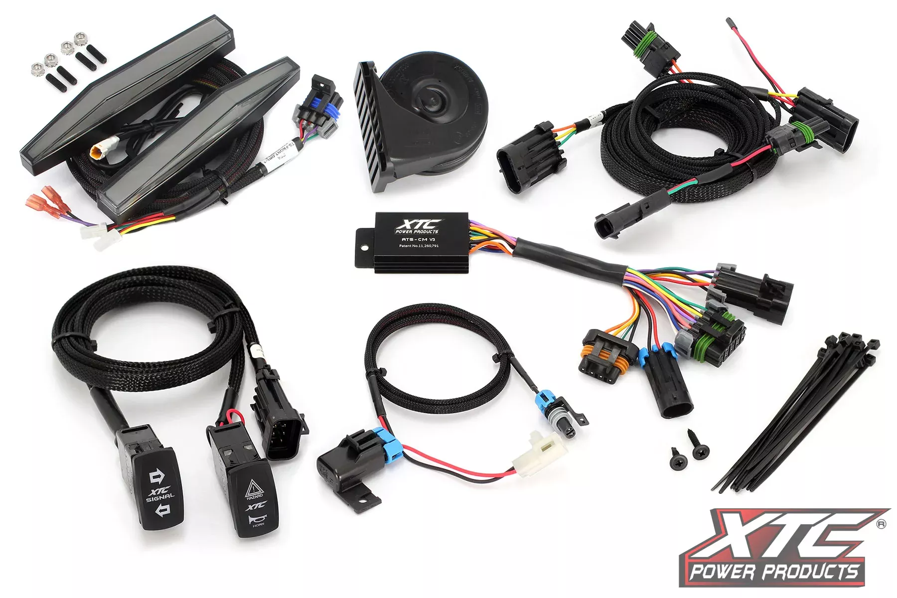 XTC POWER PRODUCTS Auto Turn Signal Kit W/ Horn And Front Drl Lights Can-630-1376