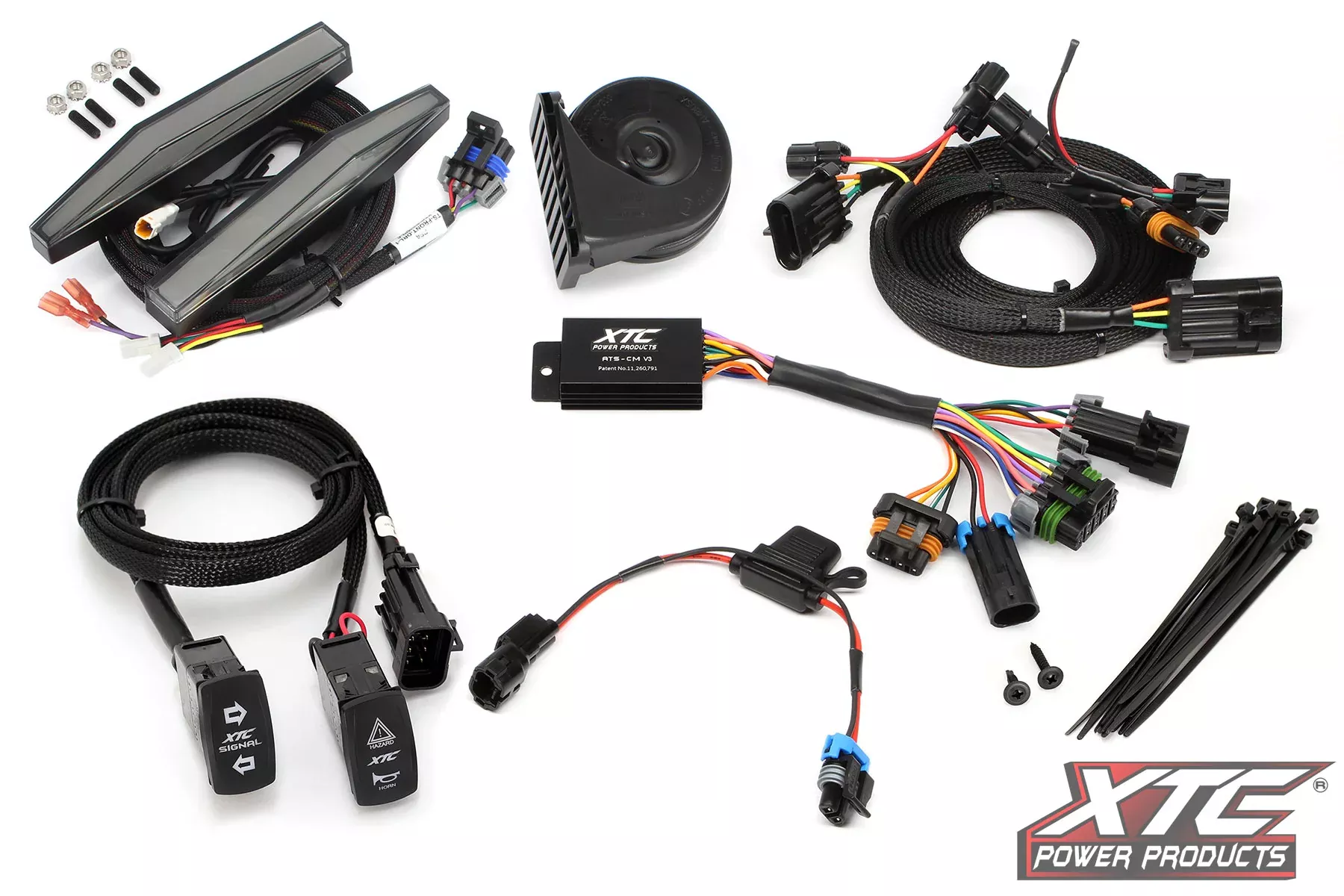 XTC POWER PRODUCTS Auto Turn Signal Kit W/ Horn And Front Drl Lights Can-630-1379