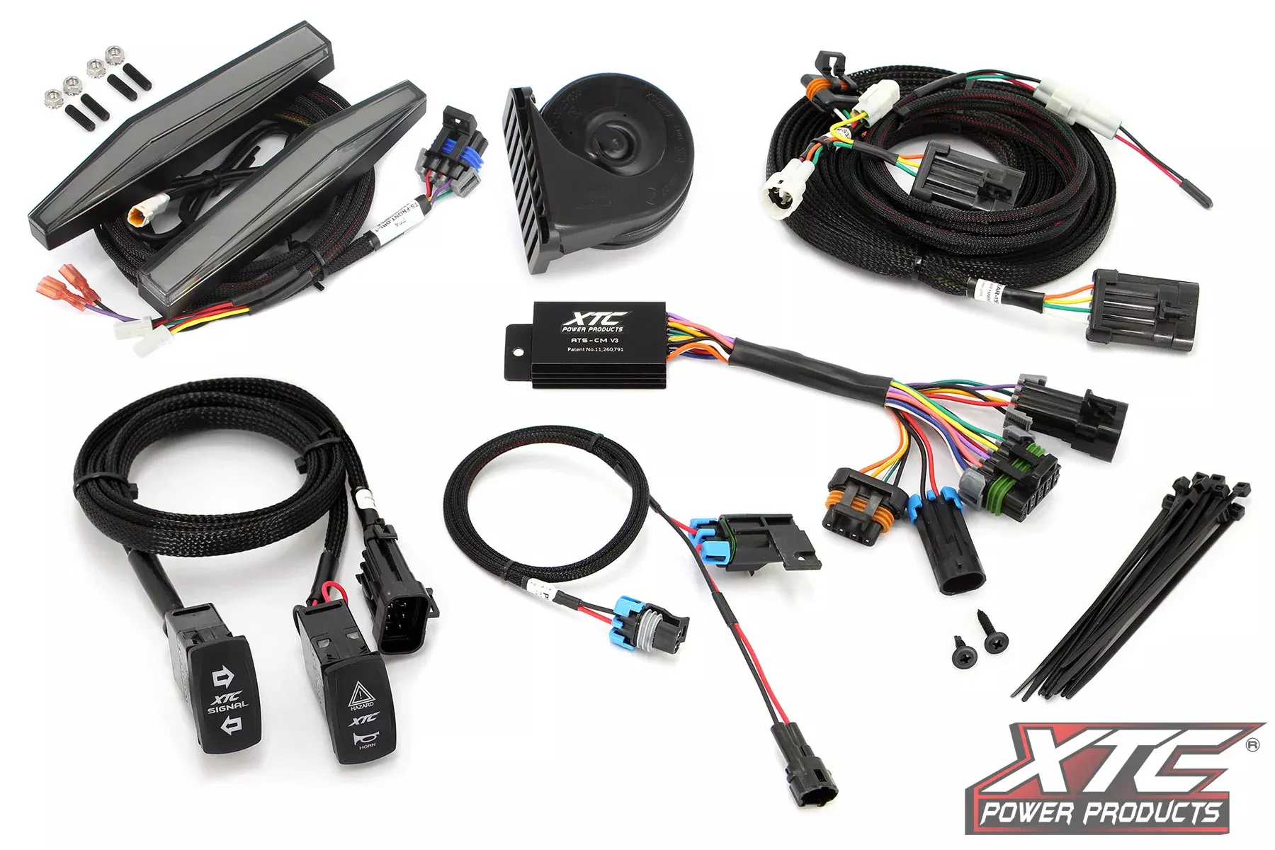 XTC POWER PRODUCTS Auto Turn Signal Kit W/ Horn And Front Drl Lights Can-630-1424