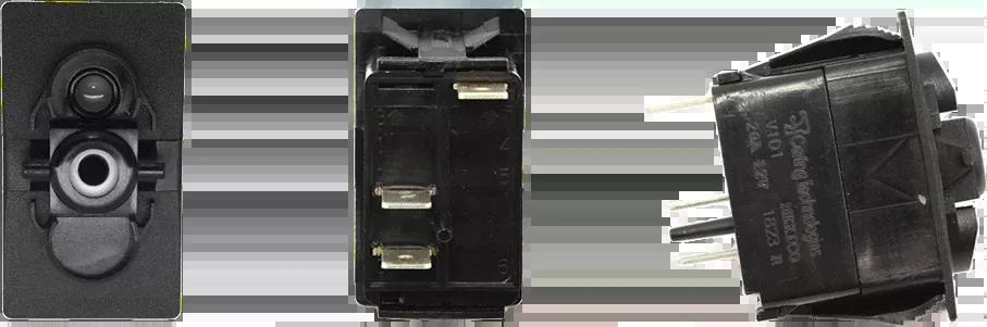 XTC POWER PRODUCTS Dash Switch Body Single Acc W/Incdsnt-630-1003