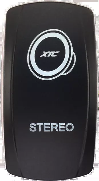 XTC POWER PRODUCTS Dash Switch Rocker Face Stereo-630-1069