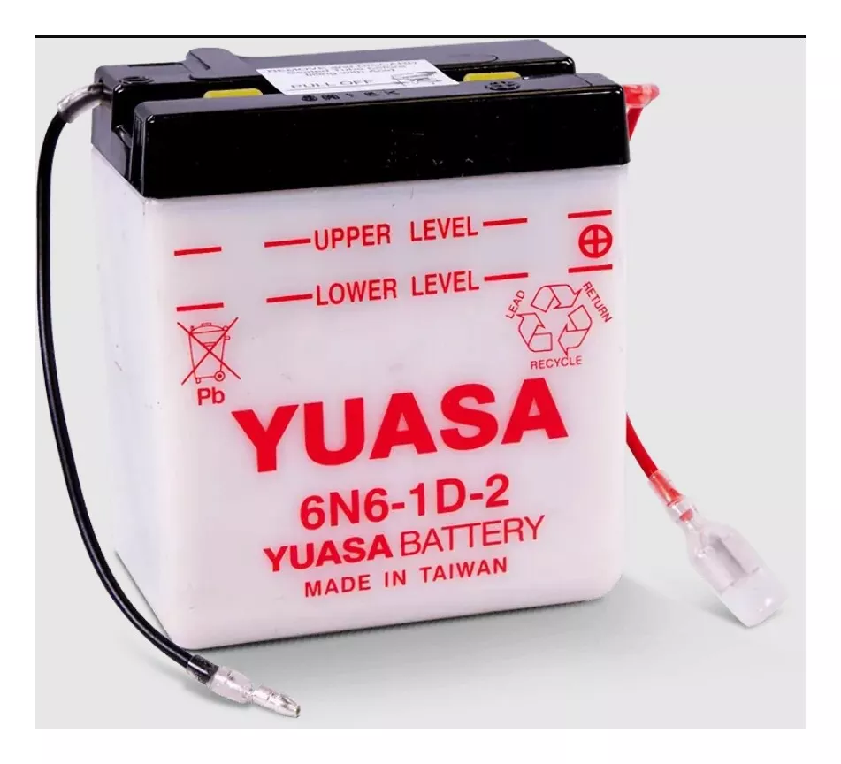 Yuasa 6N6-1D-2 Yumicron 6 Volt Conventional Battery