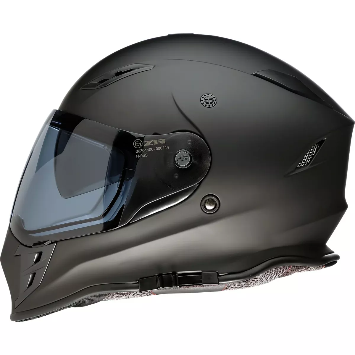 Z1R 0140-0448 Nemesis Smoke Helmet Nemesis Helmet – Smoke – Flat Black – Medium