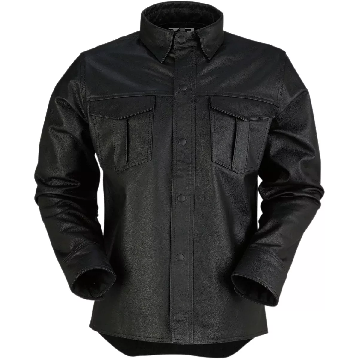 Z1R Motz Leather Shirt Black