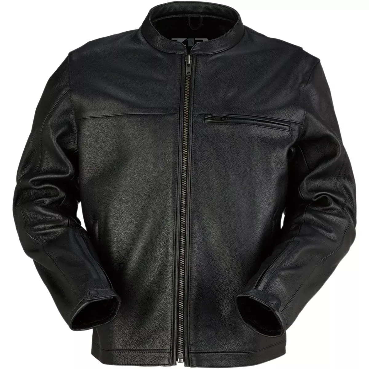 Z1R Munition Leather Jacket Black