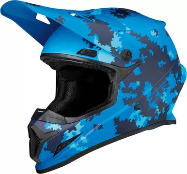 Z1R Rise Helmet Digi Camo Blue