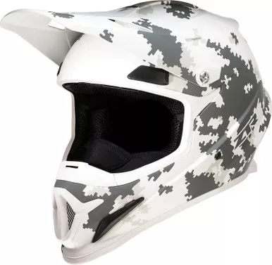 Z1R Rise Helmet Snow Camo White Gray