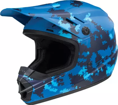 Z1R Youth Rise Helmet Camo 2 Blue
