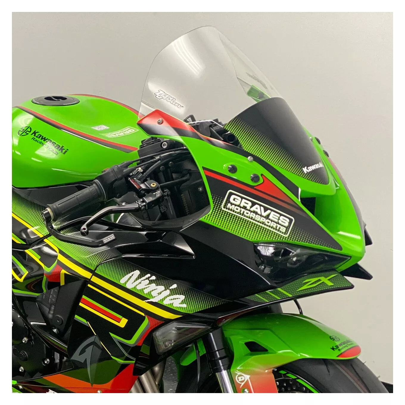 Zero Gravity Graves Spec Race Tall Windscreen Kawasaki Ninja ZX-6R ZX636 2024-2026